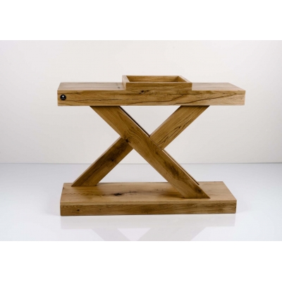 Konsola Wykonana Z Drewna Lite Dębowego Loft SKD-260 Rozmiary od 50 cm do 200 cm